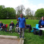 Ash receives the 2021 Singles Knockout Cup runners-up prize