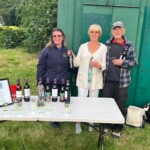 Mark Barlow Day 2024 3rd place finishers - Bridget Baker and David Page with Club President Linda far left.