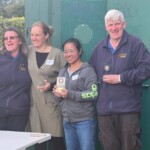 Mark Barlow Day 2024 Runners Up (l-r) Dorothee, May, and Robin with Club President Linda far left.